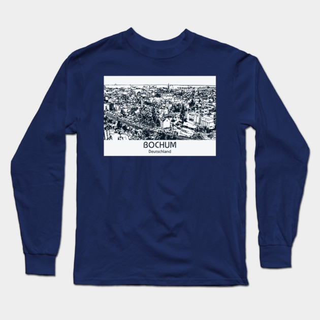 Bochum - Deutschland Long Sleeve T-Shirt by Lakeric