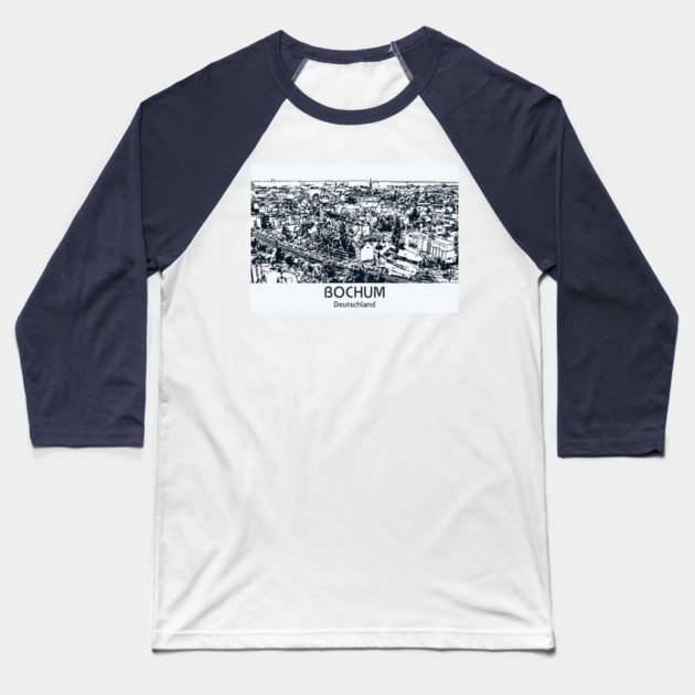 Bochum - Deutschland Baseball T-Shirt by Lakeric