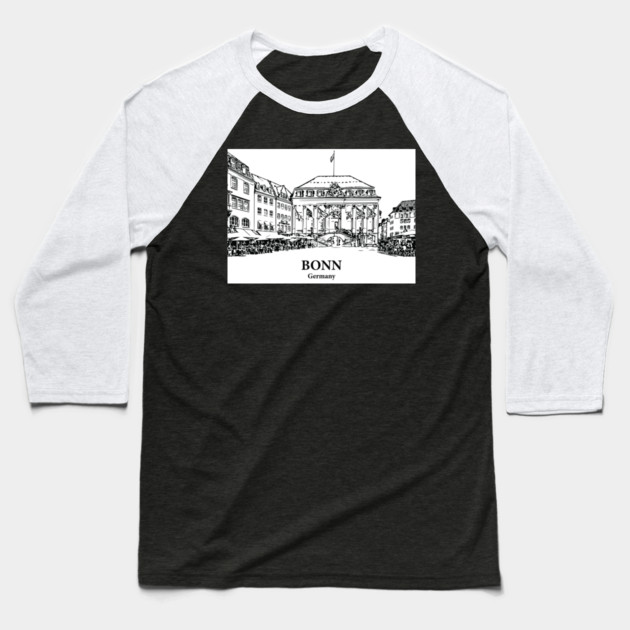 Bonn - Germany Baseball T-Shirt by Lakeric