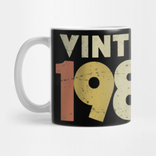 Vintage 1985 Tee - Aged Perfection Birthday Gift - vintage shirt funny 1985 birthday retro apparel humor gift eighties Mug