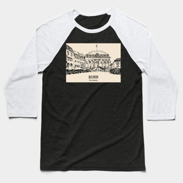Bonn - Germany Baseball T-Shirt by Lakeric