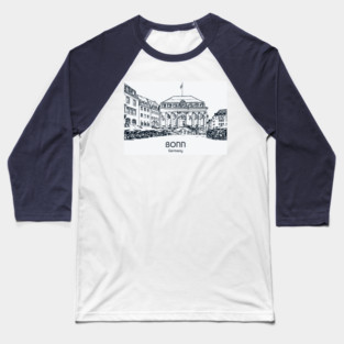 Bonn - Germany Baseball T-Shirt