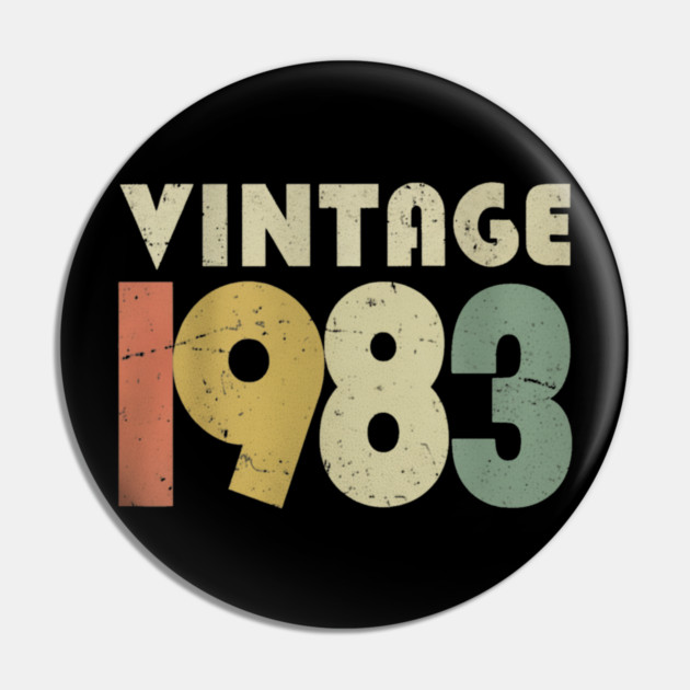 Vintage 1983 Tee - Perfectly Aged Birthday Gift - vintage shirt funny 1983 birthday retro apparel humor gift eighties Pin by OUTFITPAW