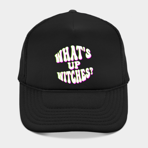 What’s Up Witches? Funny Neon Halloween Wordplay by Butter Creative