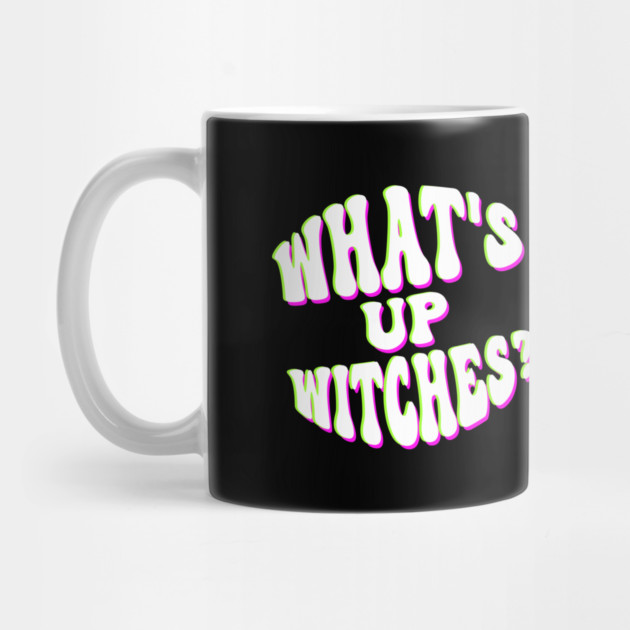 What’s Up Witches? Funny Neon Halloween Wordplay by Butter Creative