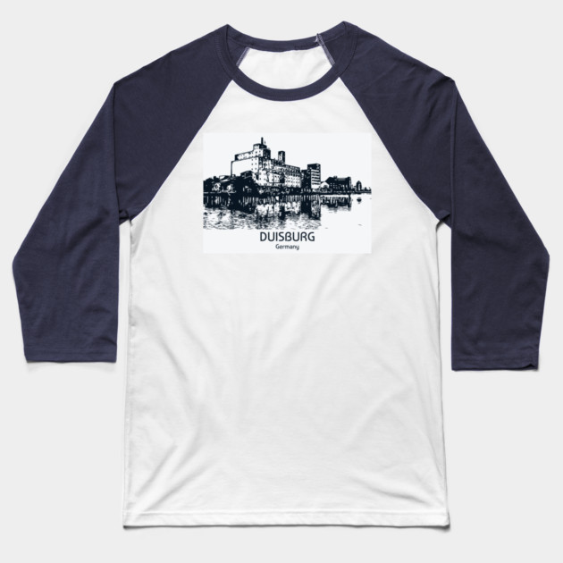 Duisburg - Germany Baseball T-Shirt by Lakeric
