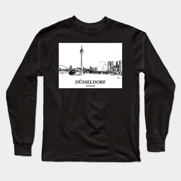 Düsseldorf - Germany Long Sleeve T-Shirt by Lakeric