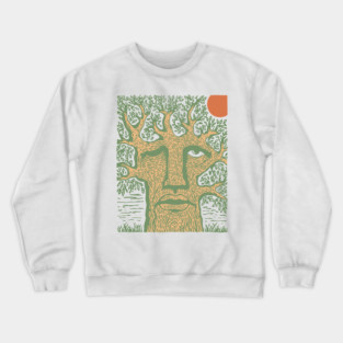 Ancient Treant - World Tree Art Crewneck Sweatshirt
