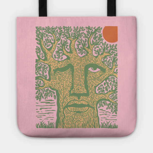 Ancient Treant - World Tree Art Tote by TuncGK