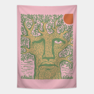 Ancient Treant - World Tree Art Tapestry
