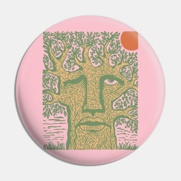 Ancient Treant - World Tree Art Pin by TuncGK