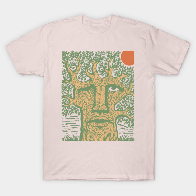 Ancient Treant - World Tree Art T-Shirt by TuncGK
