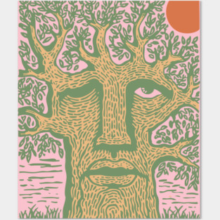 Ancient Treant - World Tree Art Posters and Art