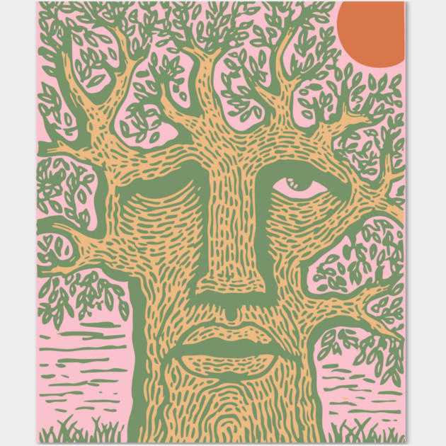 Ancient Treant - World Tree Art Wall Art by TuncGK