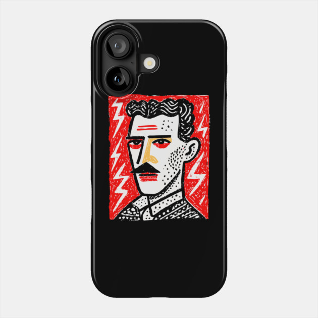 Nikola Tesla Phone Case by TuncGK