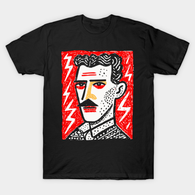 Nikola Tesla T-Shirt by TuncGK