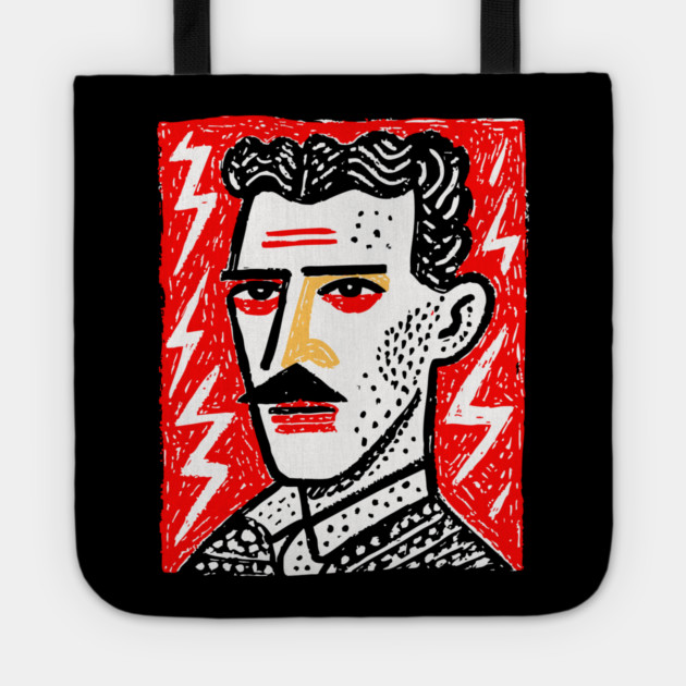 Nikola Tesla Tote by TuncGK