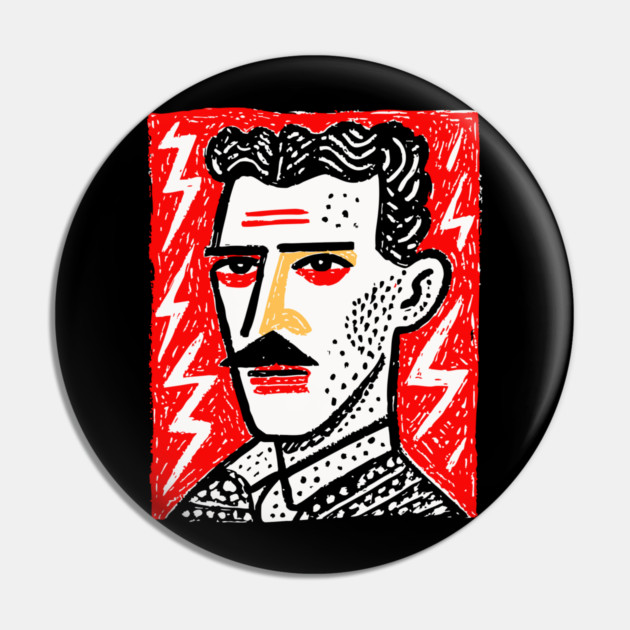 Nikola Tesla Pin by TuncGK