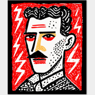 Nikola Tesla Posters and Art