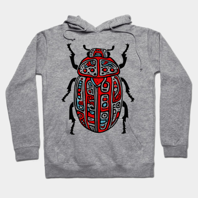 Scarab Beetle - Egyptian Art Hoodie by TuncGK