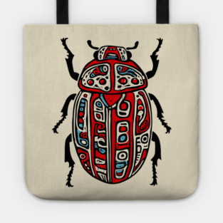 Scarab Beetle - Egyptian Art Tote