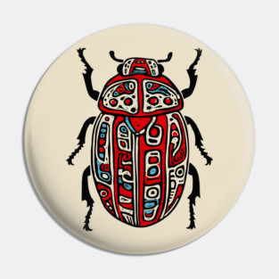 Scarab Beetle - Egyptian Art Pin
