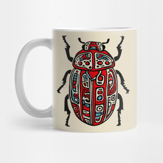 Scarab Beetle - Egyptian Art by TuncGK