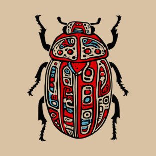 Scarab Beetle - Egyptian Art T-Shirt
