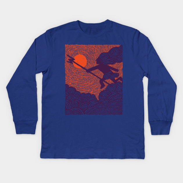 Zeus Kids Long Sleeve T-Shirt by TuncGK