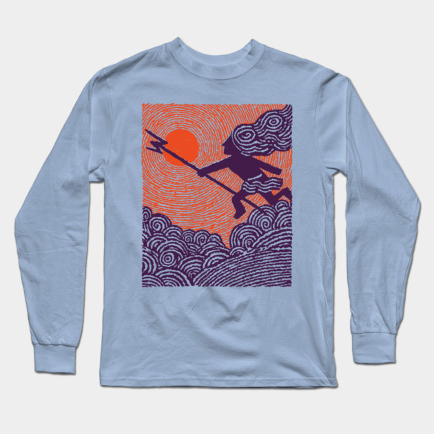 Zeus Long Sleeve T-Shirt by TuncGK