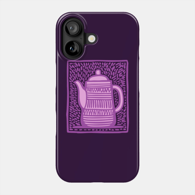 Pop Art Teapot Phone Case by TuncGK