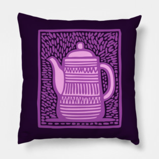 Pop Art Teapot Pillow