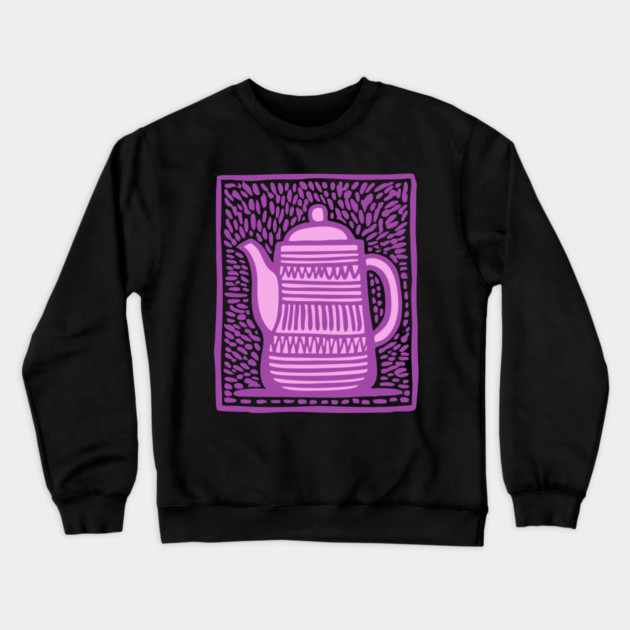Pop Art Teapot Crewneck Sweatshirt by TuncGK