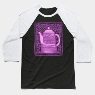 Pop Art Teapot Baseball T-Shirt