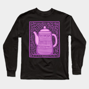 Pop Art Teapot Long Sleeve T-Shirt