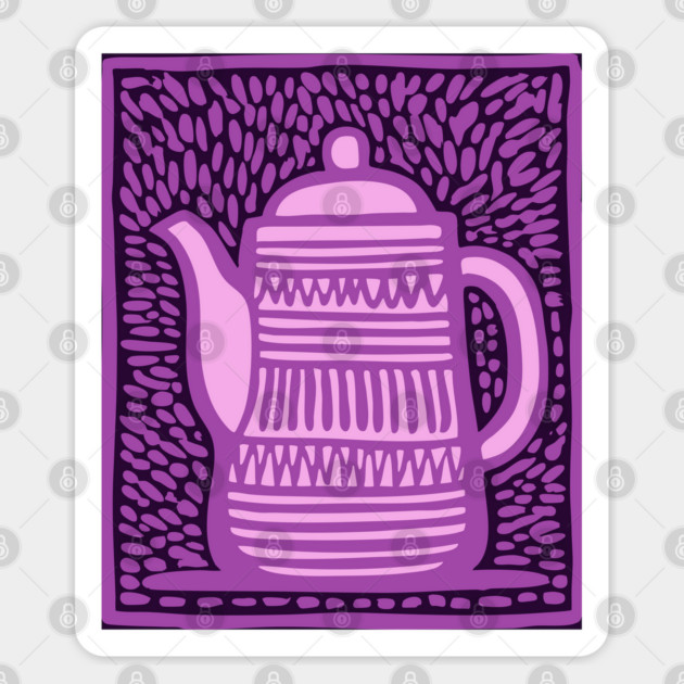 Pop Art Teapot Sticker by TuncGK
