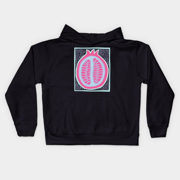 Pomegranate Kids Hoodie by TuncGK
