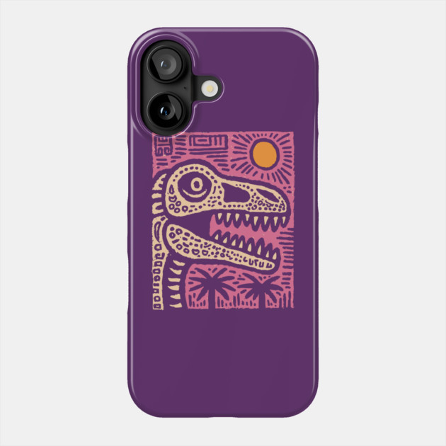 T-Rex - Pop Art Dinosaur Phone Case by TuncGK