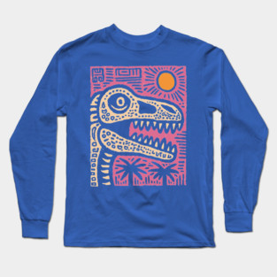 T-Rex - Pop Art Dinosaur Long Sleeve T-Shirt