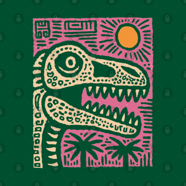 T-Rex - Pop Art Dinosaur by TuncGK
