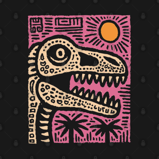 T-Rex - Pop Art Dinosaur by TuncGK