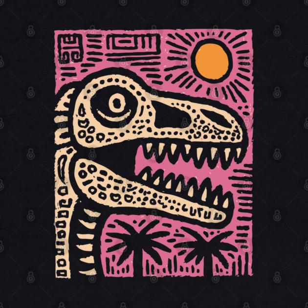 T-Rex - Pop Art Dinosaur by TuncGK