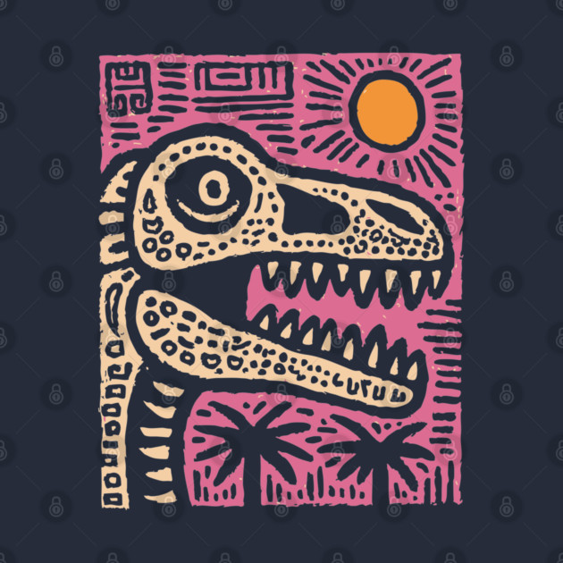 T-Rex - Pop Art Dinosaur by TuncGK