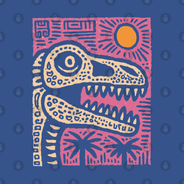 T-Rex - Pop Art Dinosaur by TuncGK