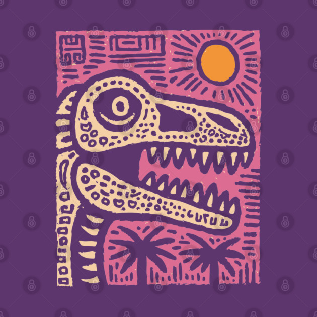 T-Rex - Pop Art Dinosaur by TuncGK