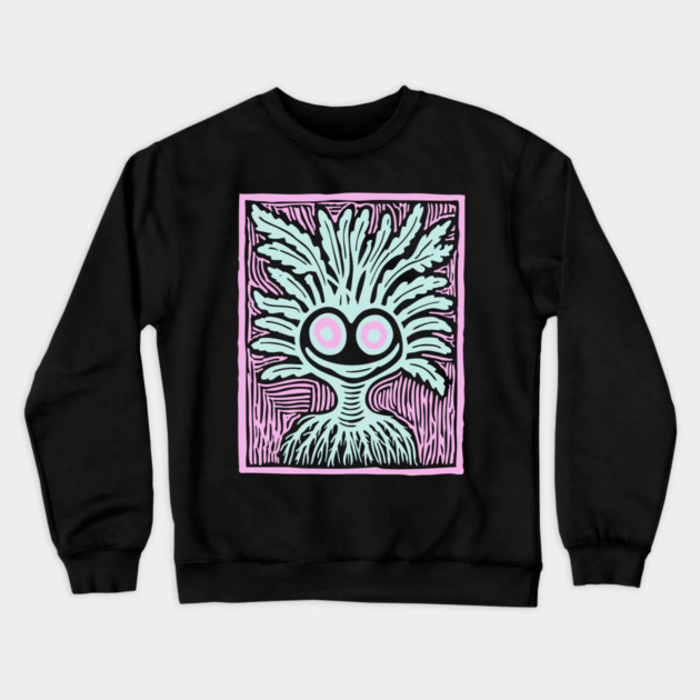 Goblincore Mandrake - Witchy Root Crewneck Sweatshirt by TuncGK