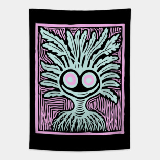 Goblincore Mandrake - Witchy Root Tapestry