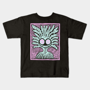 Goblincore Mandrake - Witchy Root Kids T-Shirt