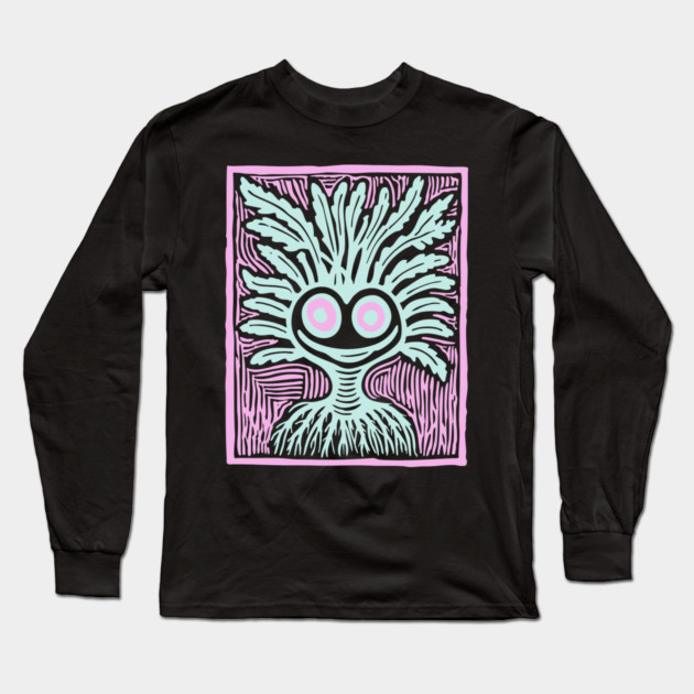 Goblincore Mandrake - Witchy Root Long Sleeve T-Shirt by TuncGK