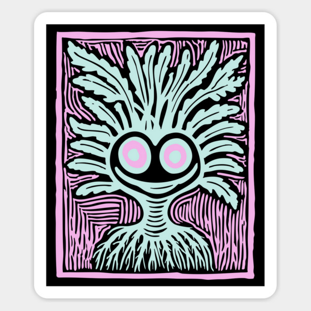 Goblincore Mandrake - Witchy Root Magnet by TuncGK